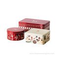 Exquisite Fancy Tin Cans for gift candy biscuit